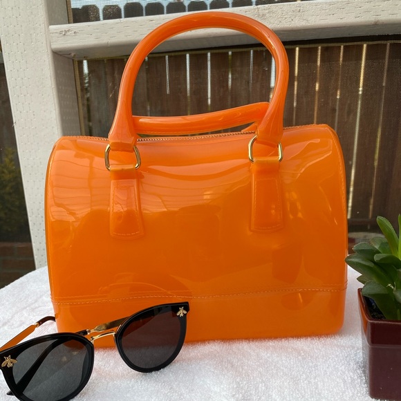 Beautiful Orange Jelly Purse - Picture 3 of 12